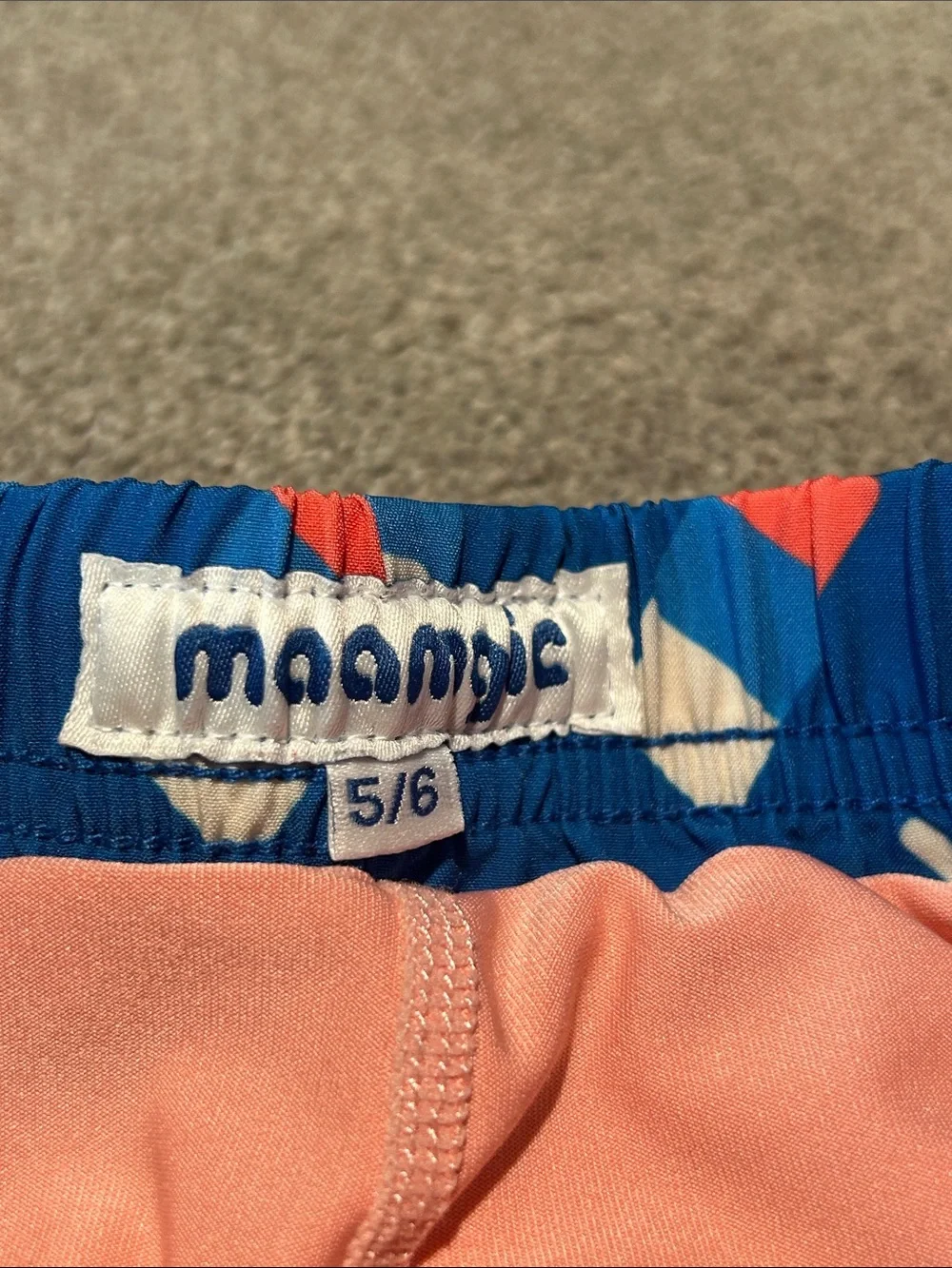 Boys Blue Popsicle Print Swim Trunks